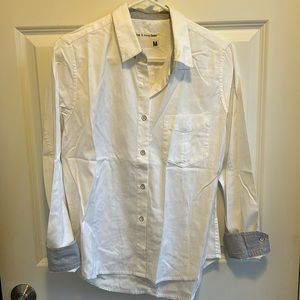 Rag & Bone White button down shirt
